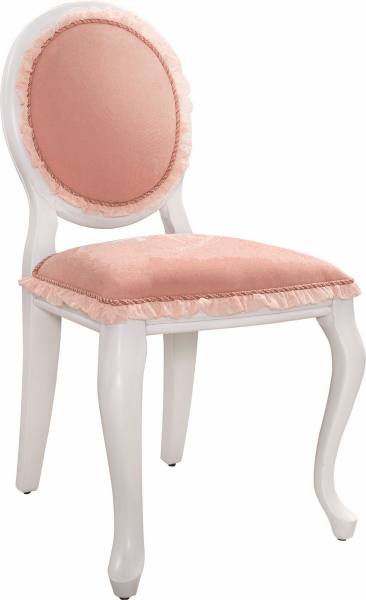 Dream Stuhl in weiss/rosaStuhl ROMANTIK DREAM rosa